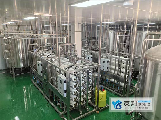 名仁苏打水40吨双+30X2浓水回收系统